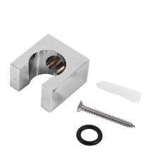 Solid Copper Shower Head Holder Wall Mount Bracket, Adjustable and Heat Resistant for Bathroom