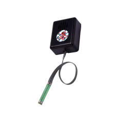 Battery Operated Water Leak Detector with Float Sensor for Tea Bucket Overflow, Easy Install, Black