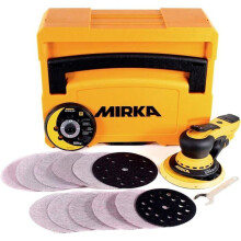 Lixadeira orbital Deros II 5650 - Ø 125/150 mm - MIRKA - com caixa de armazenamento - MID5650404CA