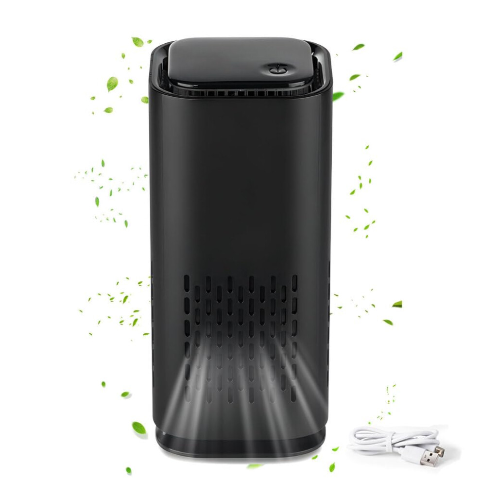 Air Purifier With Activated Carbon Filter, Usb Car Air Ionizer For Smoke And Odor Removal, Low Noise 9113335004528