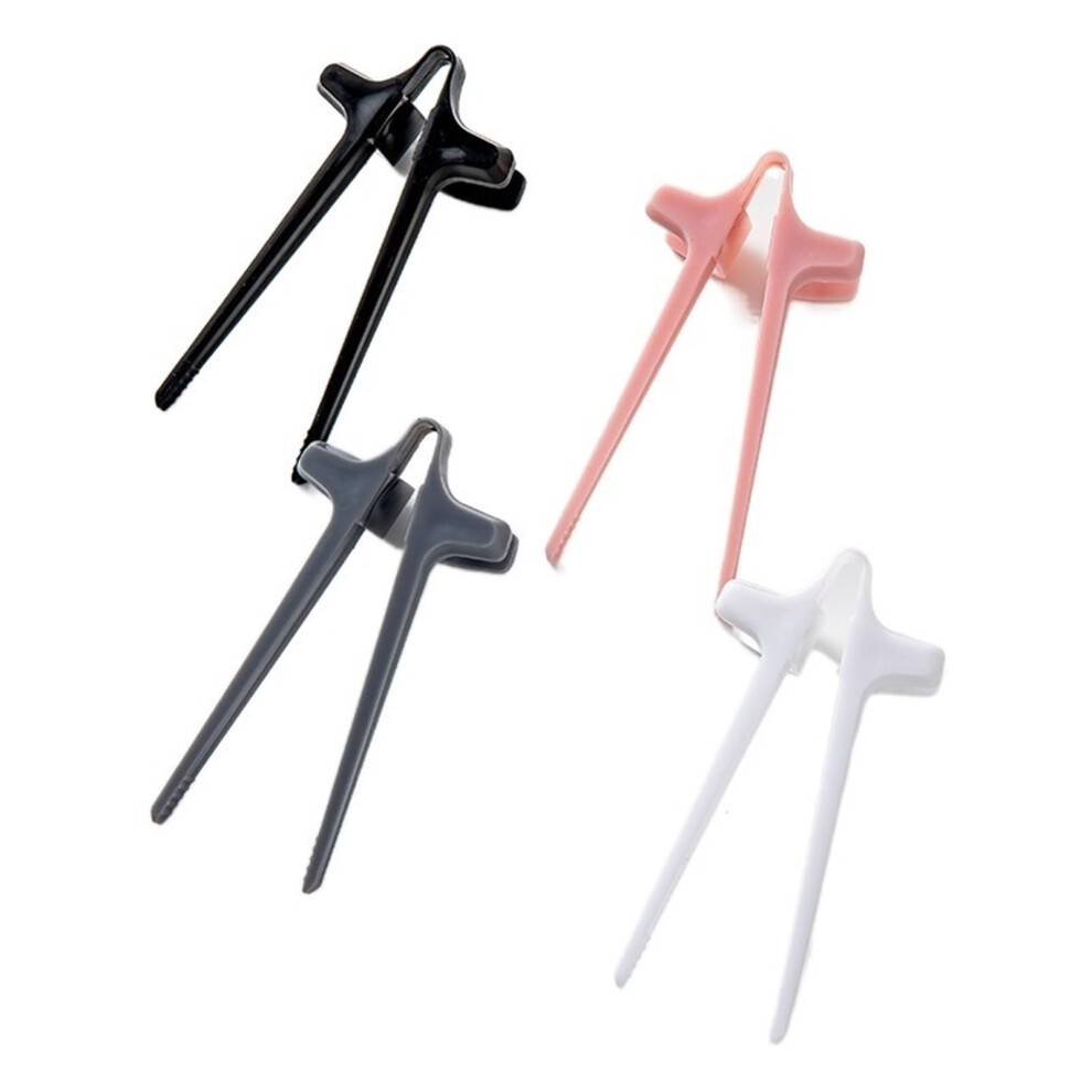 White Precision Tweezers With Ergonomic Antislip Grip For Hair Removal And Snack Pickup