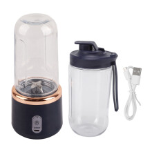 Liquidificador portátil para smoothies, ideal para cozinha e viagens. Mini liquidificador com carregamento USB e sistema de corte de alta velocidade
