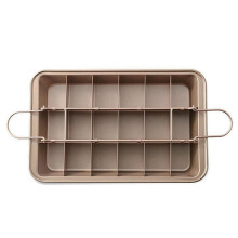 Brot- und Kuchenform, Backutensilien, Antihaft-Backform, quadratisches Gitter, Schokoladen-Dessertkuchenform
