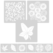 Floral Template 27 Pcs Leaf Stencil Paint Stencils for Walls Dragonfly Painting The Pet