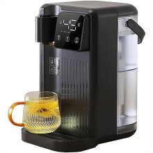 Instant Hot Water Dispenser 3L Electric Hot Water Boiler with LED Touch, 13Stage Temp Control, Quick Heating for Kitchen Black