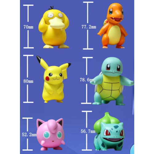 Statuetta originale di Pikachu Pokemon 8CM Nuovo modello Modello2 2