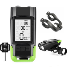 Kiplyki Deals Halterung Basis Fahrradlicht Kabelloses Hupenhorn Scheinwerfer Drei-in-Eins Fahrrad Taschenlampe Mountainbike Hupe Licht