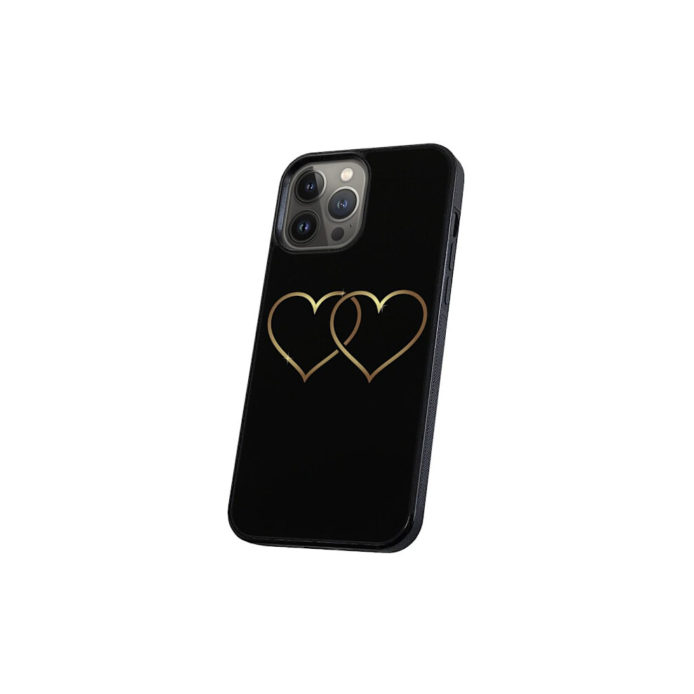Compatible With Iphone 13 Pro Max - Case/Mobile Case Double Hearts Multicolor 9395123841915