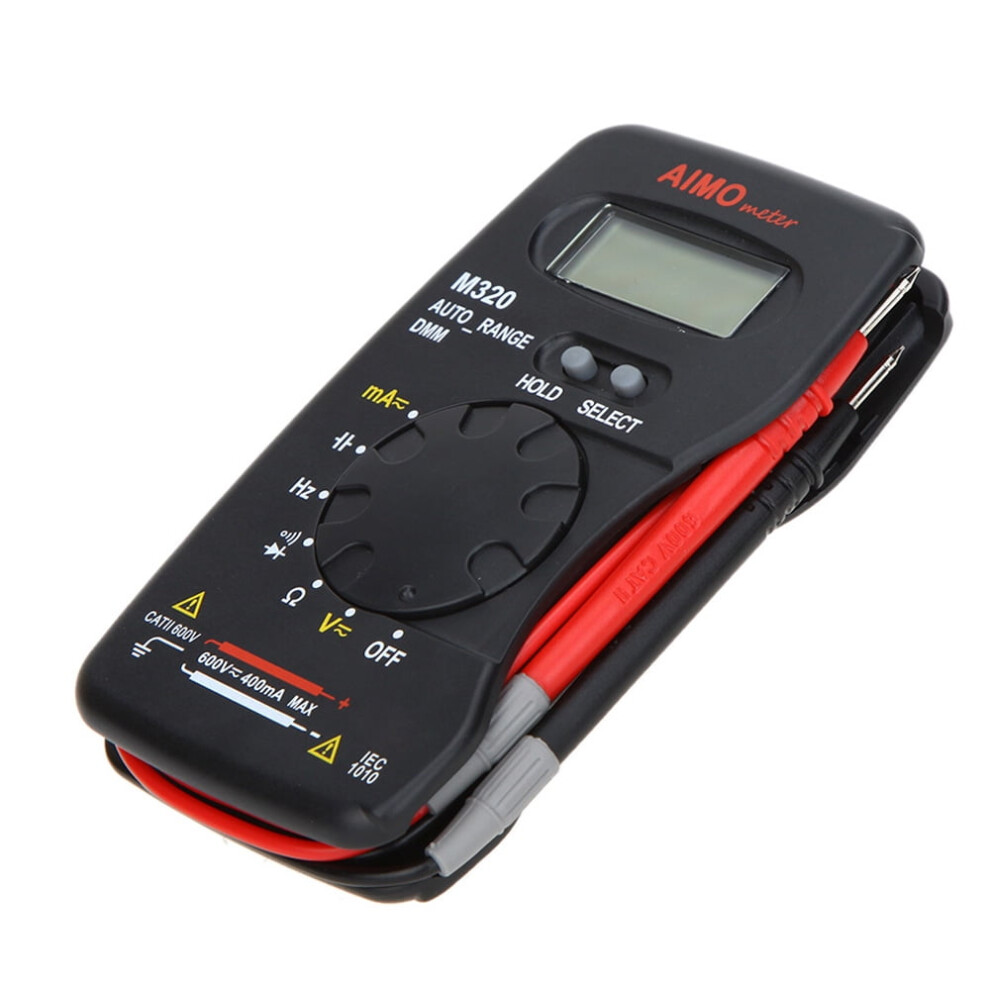 Aimo M320 Pocket Size Handheld Lcd Digital Multimeter Dmm Frequency Capacitance Measurement Data Hold Auto 9395123841786