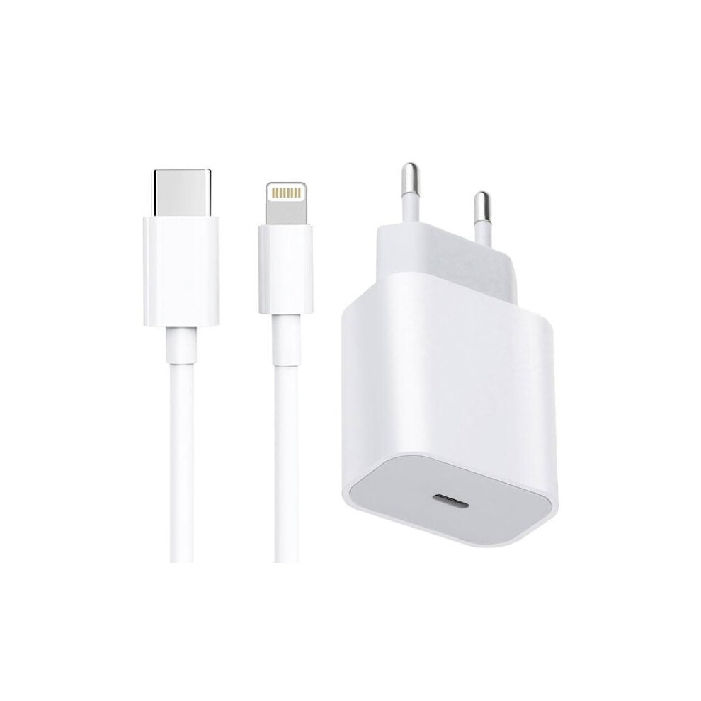 1M Long Cable + Compatible With Iphone Charger Compatible With Apple 11/12/13 Usb-C White 9395123842370