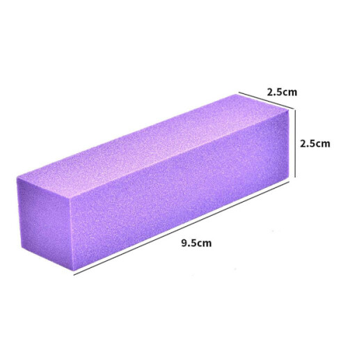 10 pcs Buffer file / nail file for polishing and filing White 2