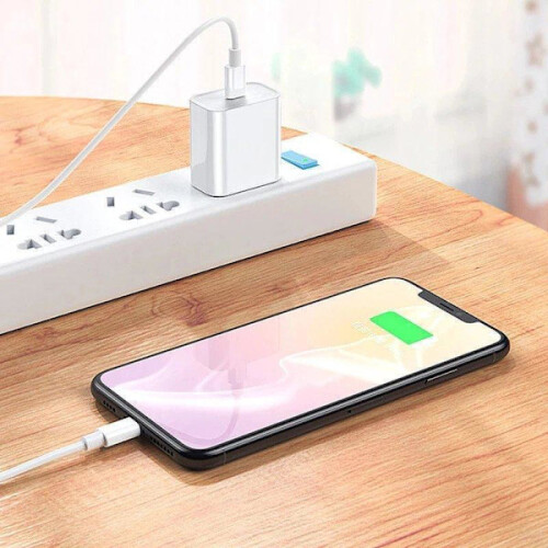 Cable de 1 m de largo + compatible con cargador de iPhone compatible con Apple 11/12/13 USB-C Blanco 2