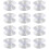 12pcs Clear Suction Cup Clips Multipurpose Silicone Suckers for Cables Suction Cup Cable Holders 5