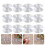 12pcs Clear Suction Cup Clips Multipurpose Silicone Suckers for Cables Suction Cup Cable Holders 4