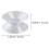 12pcs Clear Suction Cup Clips Multipurpose Silicone Suckers for Cables Suction Cup Cable Holders 3