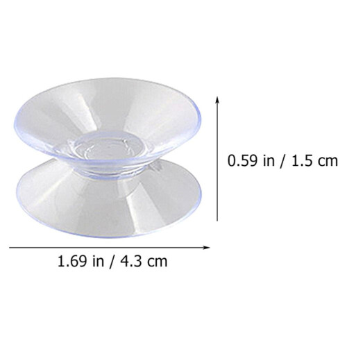 12pcs Clear Suction Cup Clips Multipurpose Silicone Suckers for Cables Suction Cup Cable Holders 2