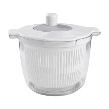 Hiroekza Kitchen Salad Spinner & Dehydrator, Hand-cranked Vegetable Washer, Fruit Dryer, Multi-functional Washing Basin - Clearance