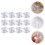 12pcs Clear Suction Cup Clips Multipurpose Silicone Suckers for Cables Suction Cup Cable Holders 6