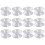 12pcs Clear Suction Cup Clips Multipurpose Silicone Suckers for Cables Suction Cup Cable Holders 2