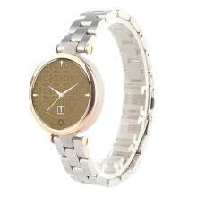 Bracelet détachable à trois billes en acier inoxydable, compatible avec les montres Garmin Lily.