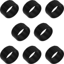 8 Pcs Tennis Racket Rubber Ring Accessory Equipment Gear Racquet Grips Elastic Professional