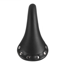 Bicycle Saddle Leather Soft Bike Seat Cover Mat MTB Bike Cushion (Black)
