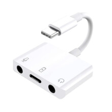 Externe Type-C geluidskaartadapter USB-C naar 3,5 mm hoofdtelefoonaansluiting audioadapter voor laptop, computer en mobiele telefoon