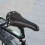 Capa de couro macio para selim de bicicleta, almofada para MTB (preta) 6