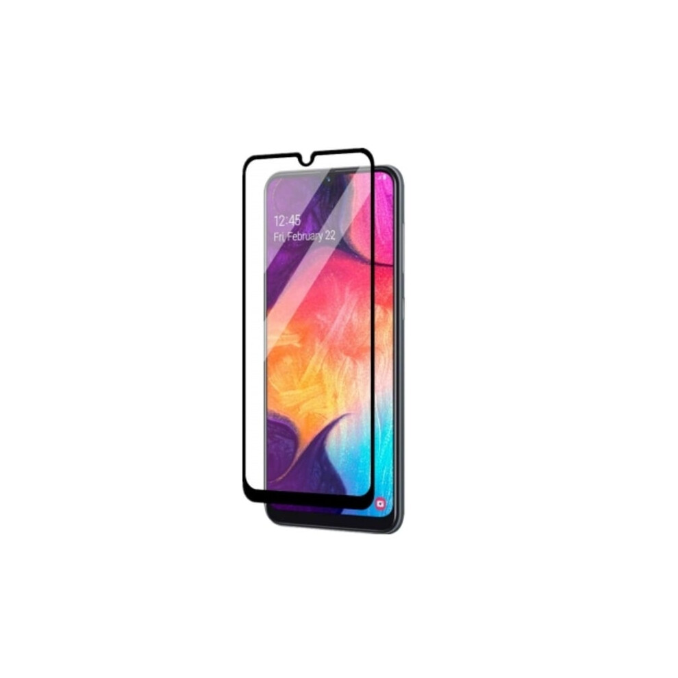 Compatible With Samsung Galaxy A20 - Full Coverage Tempered Glass Screen Protector 9395123935188