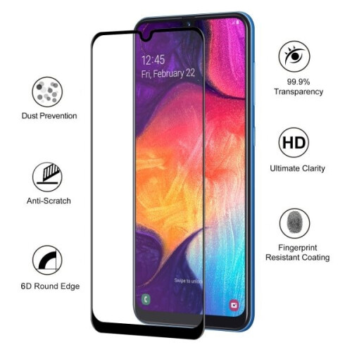 Συμβατό με Samsung Galaxy A20 - Προστατευτικό οθόνης από σκληρυμένο γυαλί πλήρους κάλυψης 1