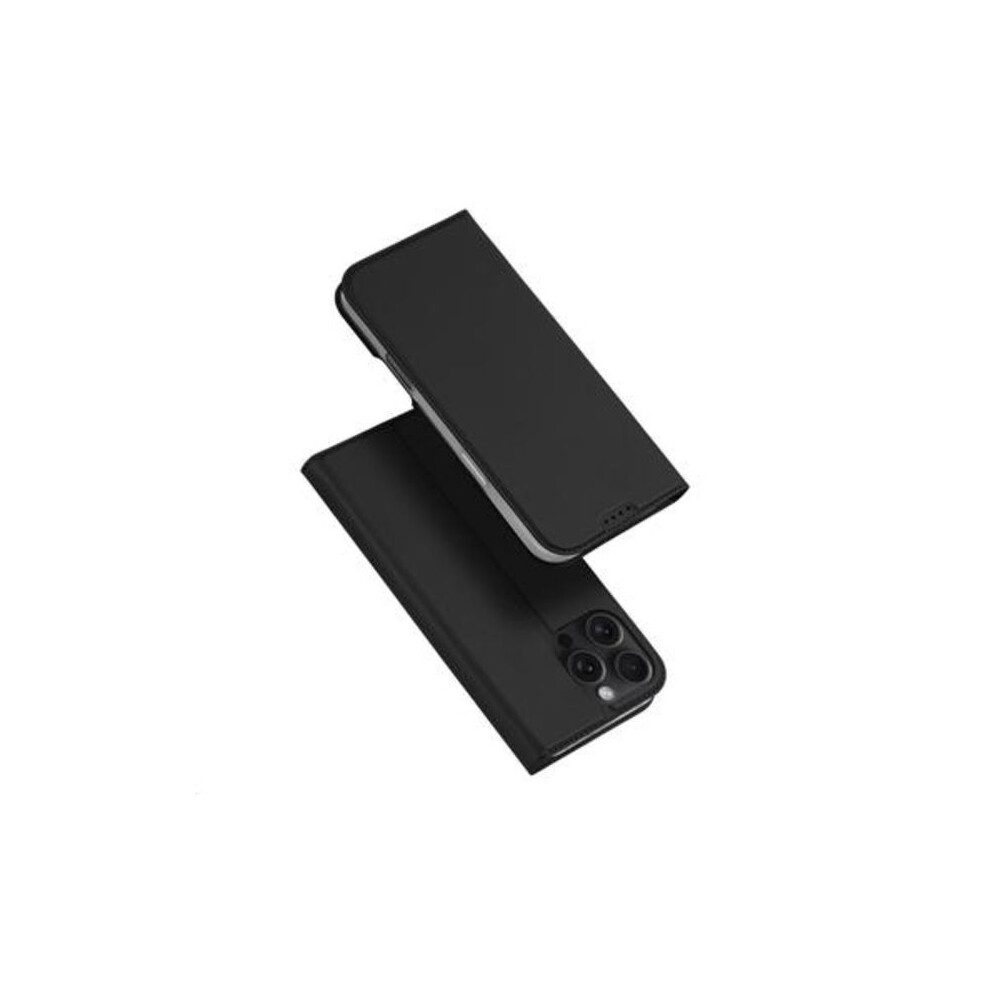 Compatible With Iphone 16 Pro Max Dux Ducis Skin Pro Flip Case - Black 9395123935539