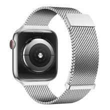 DUX DUCIS kompatibel mit Apple Watch mit Apple Watch 42/44/45/49 mm Armband Milanaise Pro