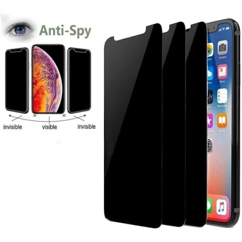 Προστατευτικό οθόνης Anti-Spy 0,3 mm συμβατό με iPhone12Black