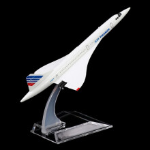 16 cm Air France Concorde Supersonic Jet Airplane Airplane Airp Whit White one size