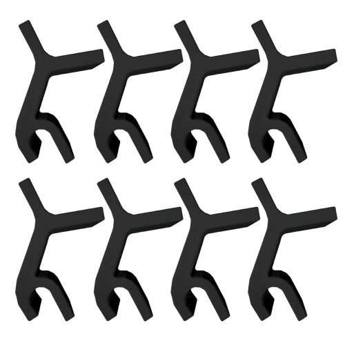 Conjunto de 8 divisórias empilháveis para assadeiras, compatíveis com bandejas de secadora.