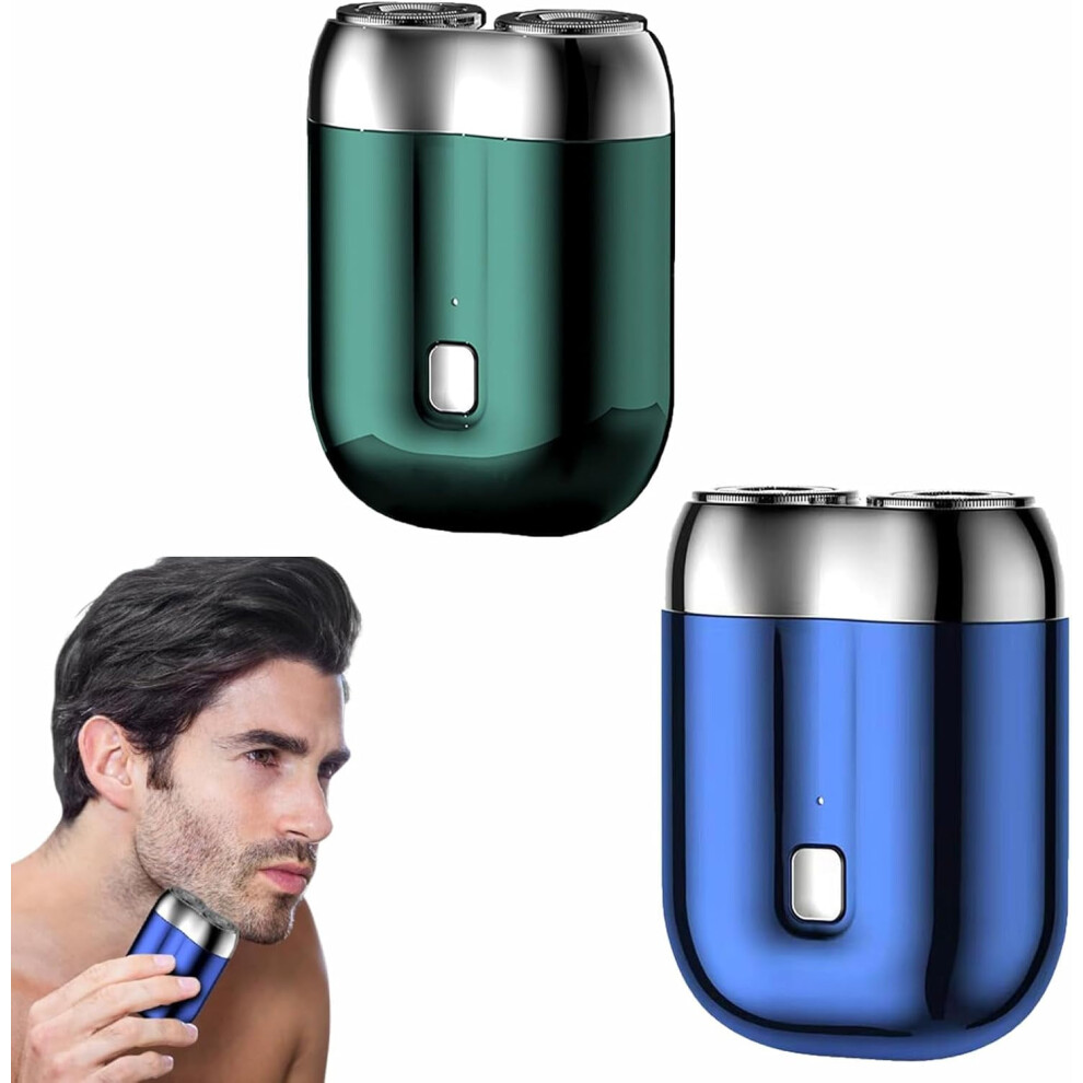 Peonly Electric Razor, Waterproof Rechargeable Mini Dual-Head Shaver, New Model, Compatible with Peony Shaver Accessories