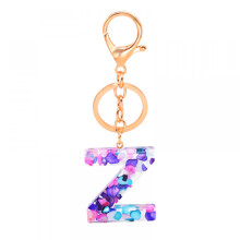 1PCS Keychain Il-dhathach Litir A - Z Tosaigh Litir Roisín KZ