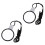 Conjunto de 2 Lupas de Colar Práticas com Lentes Monocle (Conforme a Imagem) 3