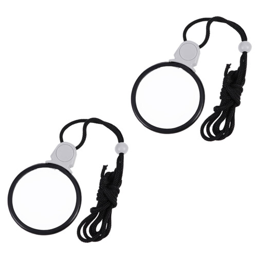Conjunto de 2 Lupas de Colar Práticas com Lentes Monocle (Conforme a Imagem) 2