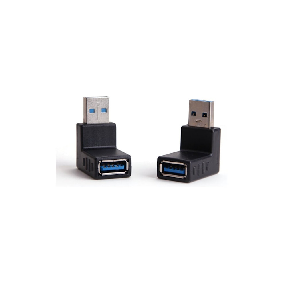 *Usb 3.0 Adapter 90 Degree Male To Female Vertical Up Down Angle C* 9395123057101
