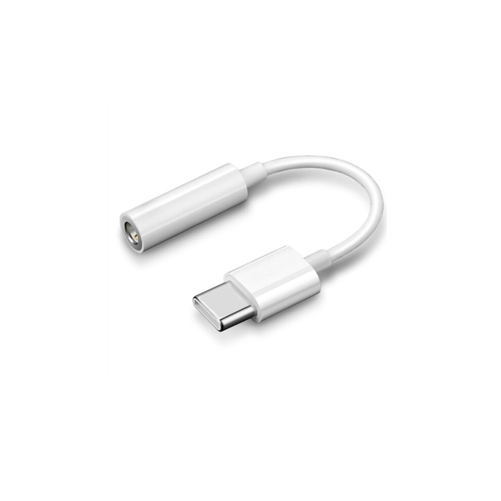 White Usb Type C To 3.5Mm Jack Audio Aux Headphone Adapter Headset C Headphones U1k5 For Compatible With Iphone15 Series