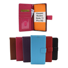 Sparán Standcase Nua atá comhoiriúnach le Xiaomi Redmi Note11Pro5G Hotpink