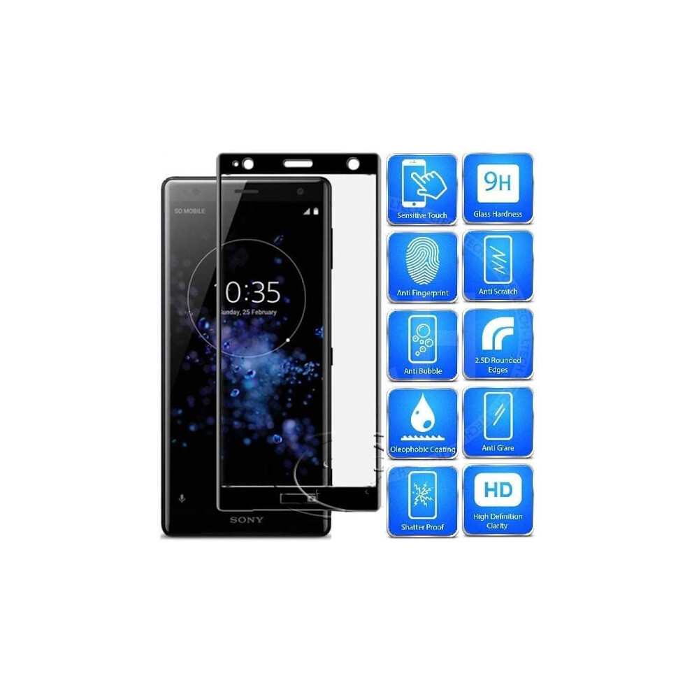 Xperia Xz3 Tempered Glass 0.26Mm 3D 9H Fullframe Transparent 9395123058368