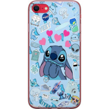 Ag luí le Apple atá comhoiriúnach le iPhone7, Cás Trédhearcach Stitch