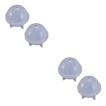 Conjunto de 4 Moldes de Silicone para Bolo em Resina Epóxi, Formato de Bola, Círculo, Estêncil, Esfera, Gelo, Confeitaria e Doces