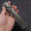 1pc Gentelman Barber Styling Metal Comb Ανοξείδωτη Ανδρική Χτένα Γενειάδας Εργαλεία Σμίλευσης για 1