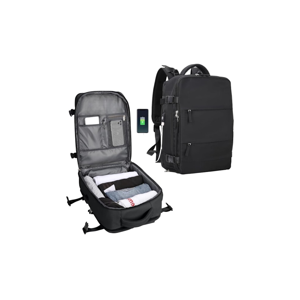 Compatible With Vueling Easyjet Ryanair Waterproof Cabin Bag 45X36x20cm Spacious Travel Bag [Yde] Negro 001 9395123155678