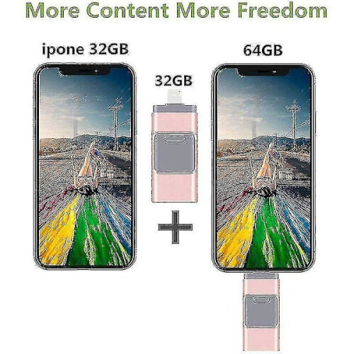 Μονάδα Flash USB 4 σε 1 με αποθηκευτικό χώρο για συμβατότητα με iPhone, συμβατότητα με iPad, 2