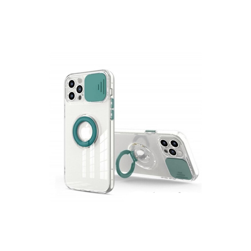Compatible With Iphone 13 Pro Max - Well-Thoughtful Stylish Floveme Case Dark Green 9395123157122