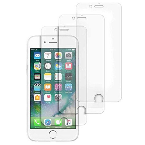 Συσκευασία 3 τεμαχίων συμβατή με iPhone8 Προστατευτική μεμβράνη οθόνης διαφανής